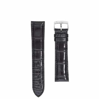 Watch strap alligator 3.5 enamel grey